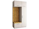 GARDEROBENSCHRANK REMA 120/240/60 cm Modern Garderobe-Set Kaschmir