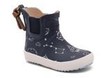 Gummistiefel BISGAARD "baby rubber", Mädchen, Gr. 27, navy astronaut, Gummi, gemustert, Schuhe Gummistiefel, Babyschuh mit Stretcheinsatz, Größenschablone zum Download
