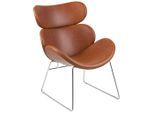 Mid.you , Cognac , Textil , 69x90.5x78.5 cm ,