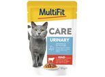 MultiFit Care Urinary Nassfutter Katze Adult Rind 96x85 g