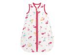 Babyschlafsack SCHLUMMERSACK "Schlafsack ohne Füßen 0.5 Tog" Gr. 80, pink (flamingo), Schlafsäcke, Baby, L: 80cm, Obermaterial: 50% Baumwolle CO(Bio). 50% Viskose CV., Babyschlafsack, L:80cm