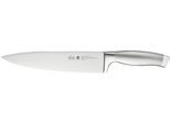 Kochmesser RÖSLE "Basic Line", silber (silberfarben), Klingenlänge 20cm, Edelstahl 18/10, Spezialklingenstahl, Kochmesser, Kochmesser, für Fleisch und Gemüse, Klingenspezialstahl, ergonomischer Griff