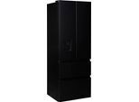 HISENSE French Door "RF632N4", Energieeffizienz: E, schwarz, B:70cm H:200cm T:69,4cm, Kühlschränke, French Door