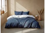 Bettwäsche ZO HOME "Zohome Bettwäsche Baumwolle Punta-di-Cotone", blau, B/L: 135cm x 200cm, 1 Stk., 1 Stk., Renforcé, B/L: 80cm x 80cm, 2, Renforcé, Obermaterial: 100% Baumwolle, Bettwäsche, Bettwäsche, Bettwäsche aus 100% Baumwolle, hochwertige Renforcé, ab 135x200 cm.
