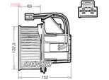 DENSO Innenraumgebläse dea17018 für Mercedes