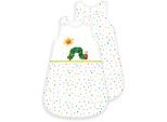 Babyschlafsack "Die kleine Raupe Nimmersatt", Baby, Gr. L: 90cm, weiß, Bezug: 100% Baumwolle. Füllung: 100% Polyester, DIE KLEINE RAUPE NIMMERSATT, Schlafsäcke