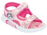 Sandale DISNEY "UNICORN", Mädchen, Gr. 21, pink, Textil, Schuhe Sandale