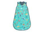 Babyschlafsack SCHLUMMERSACK "Schlafsack ohne Füßen 1.0 Tog" Gr. 70, blau (meerestiere), Schlafsäcke, Baby, L: 70cm, Obermaterial: 100% Baumwolle CO., L:70cm