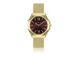 Quarzuhr CLARE MOSS "CMC1-B038G", gold, Armbanduhren, Damen, Quarzuhr