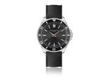 Quarzuhr FRANZ BÖHLER "BA1-S170S", schwarz, Armbanduhren, Herren, Quarzuhr
