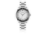 Quarzuhr FRANZ BÖHLER "BA7-B090S", silber, Armbanduhren, Herren, Quarzuhr