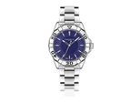 Quarzuhr FRANZ BÖHLER "BB3-B090S", silber, Armbanduhren, Herren, Quarzuhr