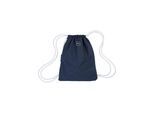 Schultertasche MSTRDS "MSTRDS Unisex Basic Gym Sack", Damen, Gr. onesize, navy, Polyester, unifarben, Taschen Schultertasche