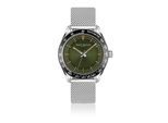 Quarzuhr FRANZ BÖHLER "BA6-B010S", silber, Armbanduhren, Herren, Quarzuhr