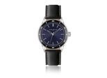 Quarzuhr FRANZ BÖHLER "BB9-S010S", schwarz, Armbanduhren, Herren, Quarzuhr