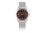 Quarzuhr FRANZ BÖHLER "BB5-B010S", silber, Armbanduhren, Herren, Quarzuhr