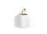 BADSCHRANK Paolina Weiß/Artisan 40.2 x 88.2 cm mit Wäschkorb