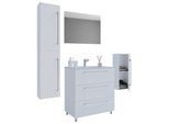 Badezimmer Schubo 5-tlg. Weiß