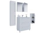Badezimmer Schubo 5-tlg. Weiß