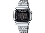 Smartwatch CASIO VINTAGE, silber (edelstahlfarben, edelstahlfarben), Smartwatches, Smartwatch, Armbanduhr, Herrenuhr, Damenuhr, Bluetooth,Stoppfunktion,Schrittzähler