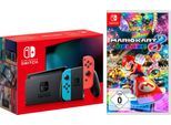 NINTENDO SWITCH Konsolen-Set "Switch Neon-Rot/Neon-Blau inkl. Mario Kart 8 Deluxe", bunt (neonrot, neonblau), B:23,9cm H:10,2cm T:1,39cm, Spielekonsolen