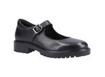 Hush Puppies Aurora Senior Mädchenschuhe Aus Schwarzem Leder