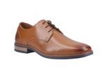 Hush Puppies Mike Leren Heren Lichtbruine Veterschoenen