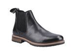 Hush Puppies Russell Herren Stiefel aus schwarzem Leder