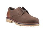 Hush Puppies Marcus Nubuck Heren Bruine Veterschoenen