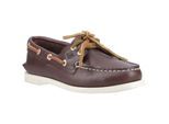 Sperry Authentieke 2 Eye Leren Dames Bruine Standaard Boootschoenen