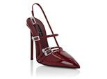 Slingback-Schuhe Skull