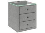 Nachtkästchen Universal Taupe 48/68/45,5 cm Taupe