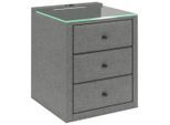 Nachtkästchen Universal Grau 48/68/45,5 cm Grau