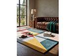 Wollteppich geometrisch Bunt 120 x 170 cm - DEBEN Kadima Design