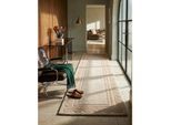 Läufer Wolle Beige 80 x 230 cm - WENSUM Kadima Design