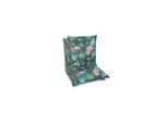 Sesselauflagenset, Blau, Grün, Rosa, Textil, 2-teilig, Flamingo, Füllung: Schaumstoff, Vlies, 50x7x100 cm, Oeko-Tex® Standard 100, pflegeleicht, hochwertige Qualität, langlebig, für den Außenbereich geeignet, mittels Bändern zu befestigen, Gurtband befestigen, Outdoor-Kissen, Gartenstuhlauflagen, Niedriglehner-Auflagen
