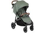 Joie Buggy Litetrax Pro, Grün, Textil, 58x103x93.6 cm, EN 1888, Feststellbremse, Fußstütze abklappbar, Federung, 5-Punkte-Gurt, für Babyschale geeignet, Griff in Lederoptik, Transportsicherung, Einhand-Faltmechanismus, abnehmbarer Schutzbügel, Baby on Tour, Kinderwagen, Buggys