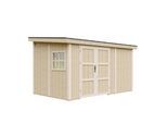 GARTENHAUS 8,68 m² - H231x248x412 cm - Ohne Boden und Seitenwand – M939B
