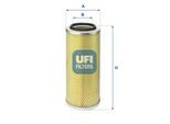 UFI Luftfilter 2767900 Filtereinsatz 334mm für NISSAN