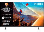 PHILIPS LED-Fernseher "65PUS8001/12", Energieeffizienz: F (A-G), schwarz (mattschwarz), 65 ″, Fernseher