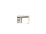 Livetastic Schreibtisch, Kaschmir, Holzwerkstoff, 5 Schublade(n) Schubladen, rechteckig, 55x77.6x120 cm, Arbeitszimmer, Schreibtische, Bürotische
