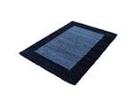 Ayyildiz , Dunkelblau, Blau , Textil , Bordüre , rechteckig , 300x400 cm , Oeko-Tex® Standard 100 , für Fußbodenheizung geeignet, schmutzabweisend, für Hausstauballergiker geeignet, lichtunempfindlich, antistatisch, pflegeleicht, strapazierfähig, leicht zusammenrollbar ,