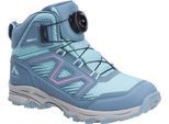 Wanderschuh MCKINLEY "Tahsis MID AQX J", Kinder, Gr. 31, blau (blau aqua), Synthetik, Textil, Schuhe Wanderschuh, wasserdicht