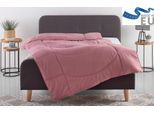 Microfaserbettdecke OTTO HOME "Microlux, Bettdecke 135x200 cm und Übergrößen bis 240x220cm", rosa, B:155cm L:220cm, Bezug: 100% Polyester. Obermaterial: 100% Polyester. Füllung: 100% Polyester, Bettdecken, Microfaserbettdecke, fest versteppter Bezug - keine Bettwäsche nötig, Sommer, Winter