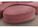 Polsterhocker HOME AFFAIRE "Lazio modern und bequem, tolle Detailverarbeitung", rot (koralle, rot), B:150cm H:38cm T:96cm, 93% Polyester, 7% Polyamid, Hocker, Polsterhocker