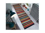 Läufer gestreift Bunt 66 x 300 cm - MEON Kadima Design