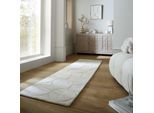 Läufer Wolle Elfenbein 60 x 230 cm - DEBEN Kadima Design