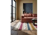 Teppich gestreift Natur-Bunt 160 x 230 cm - WHARFE Kadima Design
