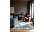 Wollteppich Orient Blau-Beige 120 x 180 cm - BEAULY Kadima Design