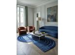 Wollteppich geometrisch Blau 200 x 290 cm - LEVEN Kadima Design